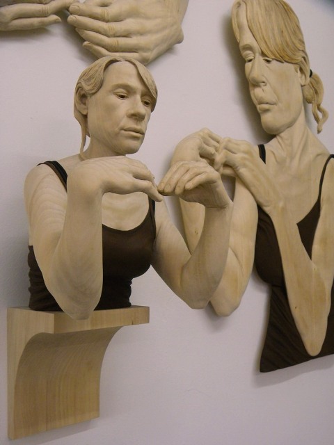 Katie Triptych Relief and Bust